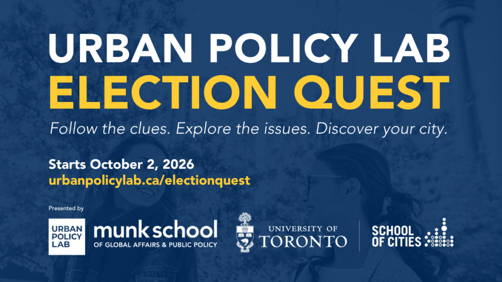 Urban Policy Lab Election Quest promotional header
